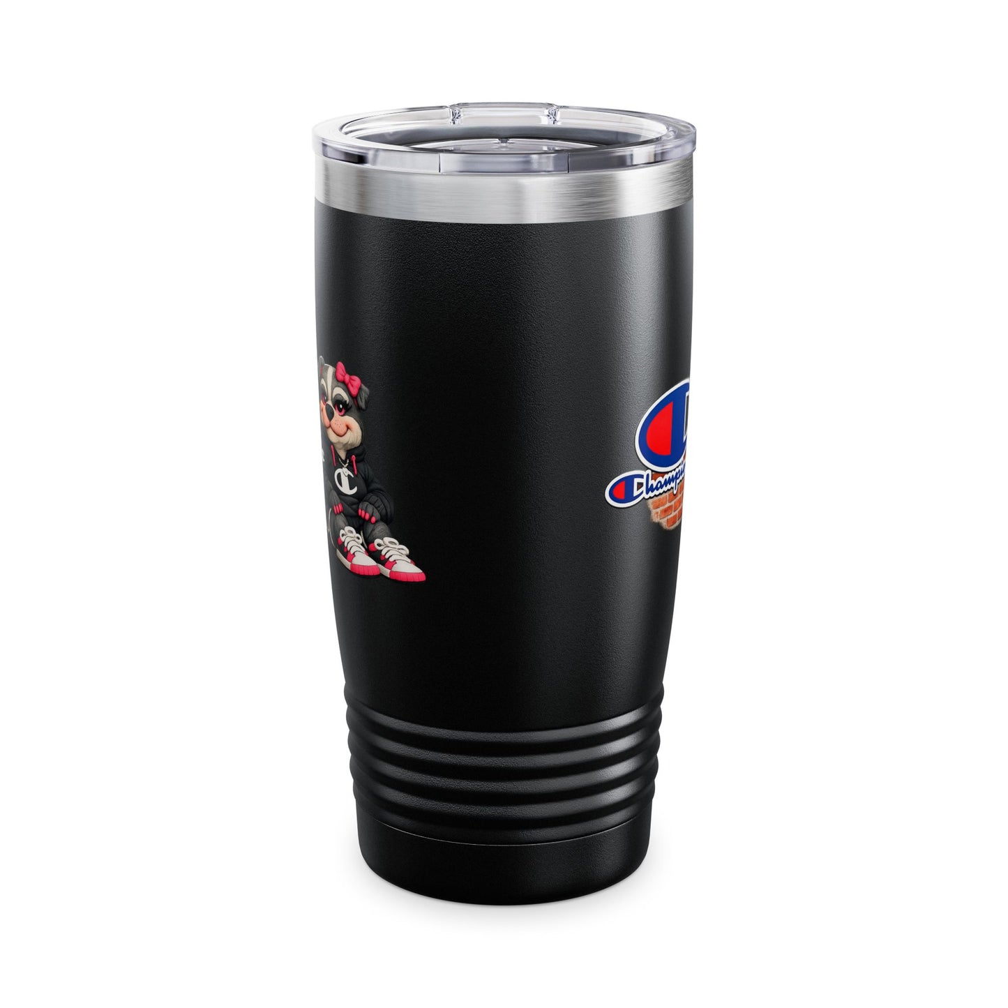 Champion Logo Dog 20oz Tumbler — Insulated Travel Cup
