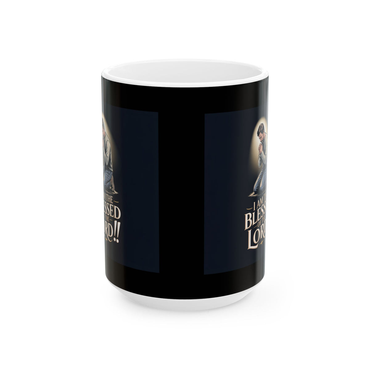 Blessed & Loved Ceramic Mug — Inspirational Faith Coffee Cup (11oz/15oz)