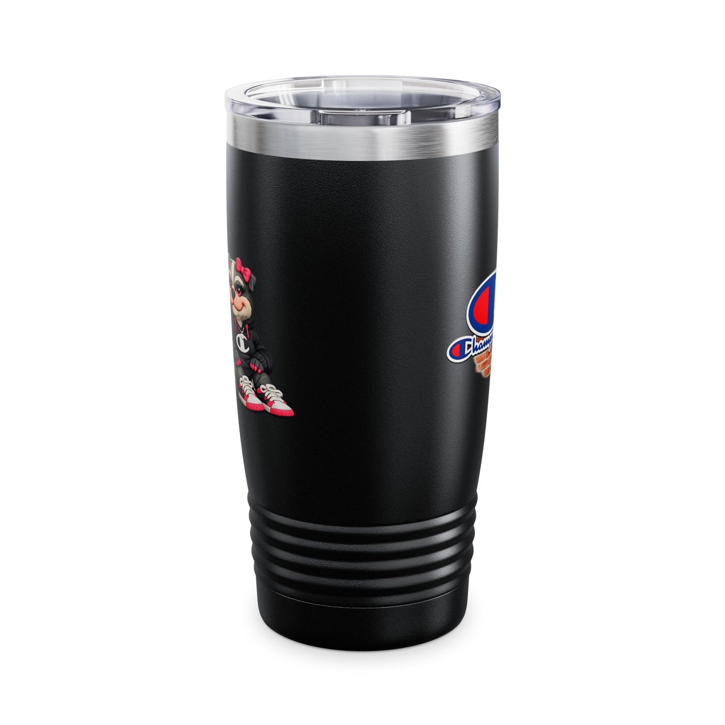 Champion Logo Dog 20oz Tumbler — Insulated Travel Cup
